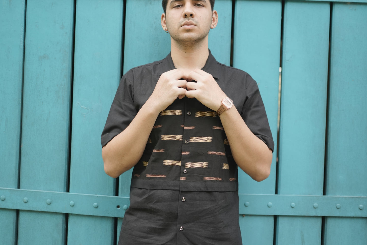 Black abstract lines