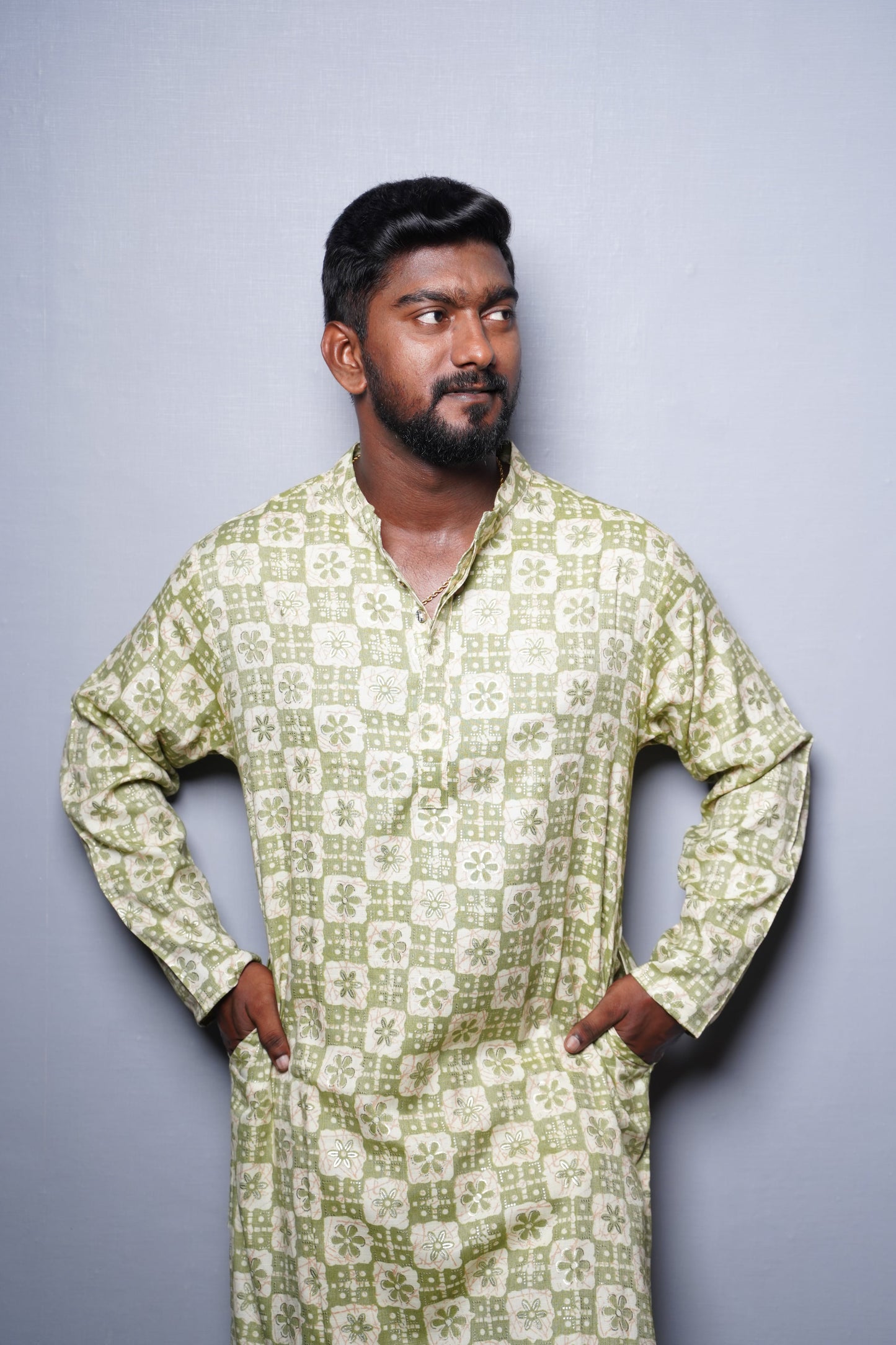 floral print kurta